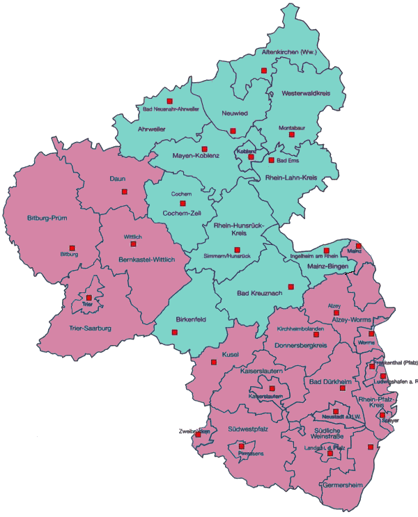 Rheinland Pfalz Kreise - bmp-lard